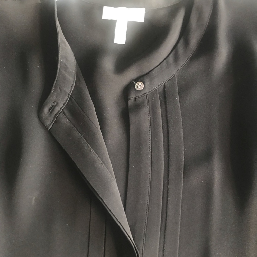 Joie silk blouse- black medium
